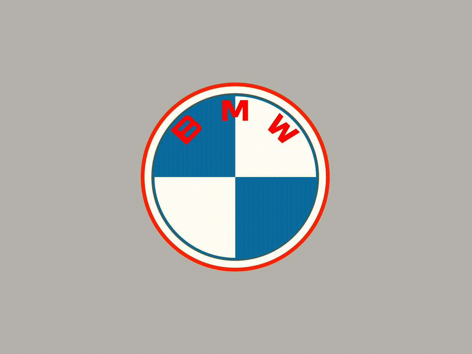 BMW logo aftereffects brand branding design illustraion logo morphing shape animation vector