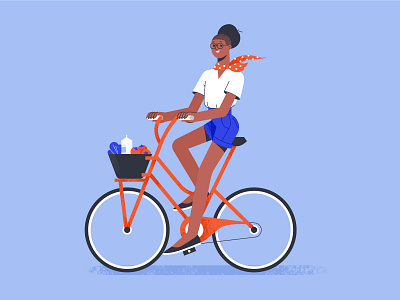 A Girl on a Bike