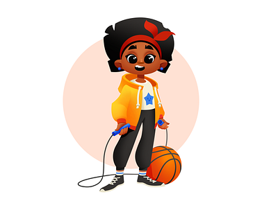 A Girl Who Loves Sports and Activities