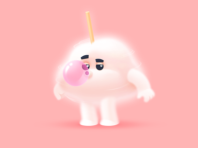 Cotton Candy Illustration