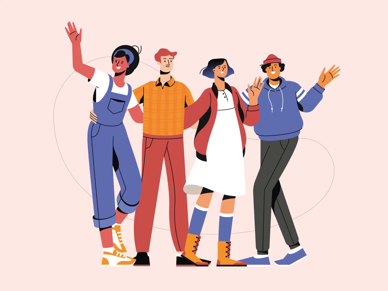 Diverse team by Shakuro Graphics on Dribbble