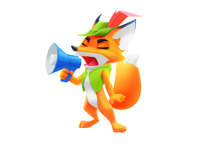 HostAdvice Fox Mascot