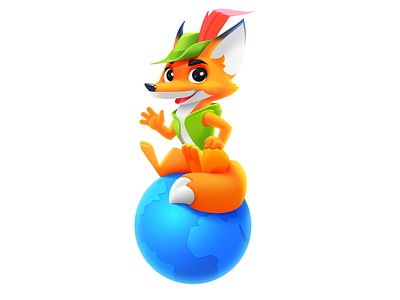 Fox Mascot Illustration