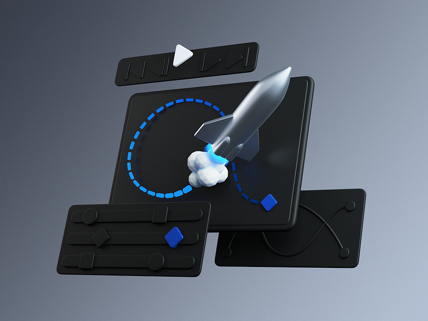 3D Illustration: Animation Software by Shakuro Graphics on Dribbble