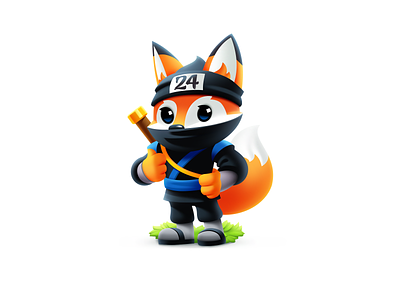 Fiery Fox Mascot