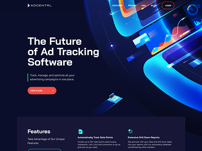Analytics Software Homepage Illustrations advertising ananlytics software branding campaign cloud based tracking software data analytics home page illustration management optimization tools photoshop ui ux vector web design web site