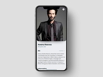 Cinema Tickets App Transition Animation animation application behance cinema tickets interaction ios app iphone x iphone xs xr mobile motion design project transition ui ux