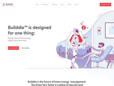 Builddie Website Homepage Design