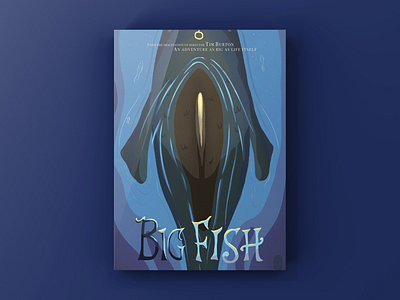 Movie poster:BIG FISH big fish draw drawing fulittlebat fu小蝠 illustration illustrator move poster