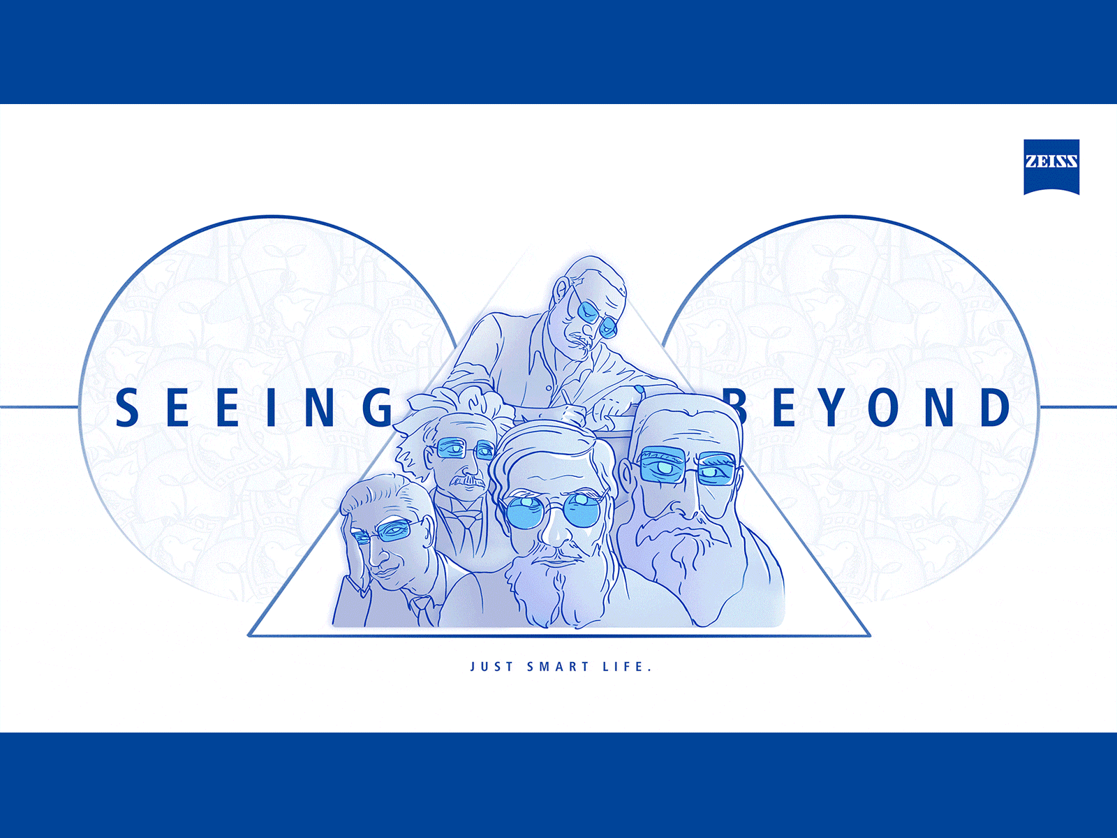 ZEISS：SEEING BEYOND cool draw drawing eyes fulittlebat fu小蝠 glasses illustration seeing beyond