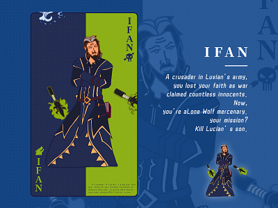 Divinity: Original Sin 2-IFAN card character divinity:original sin 2 divinity:original sin 2 flat game ifan illustraion
