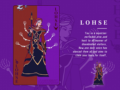 Divinity: Original Sin 2-LOHSE card character divinity:original sin 2 game illustration witch