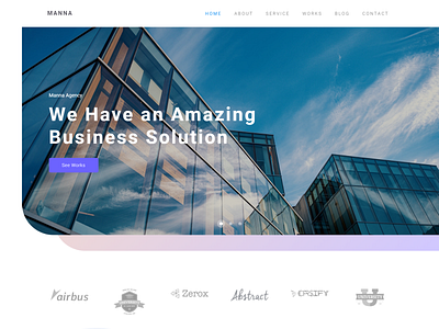 Manna - Digital Agency agency agency landing page agency website creative dailyui design figma marketing ui