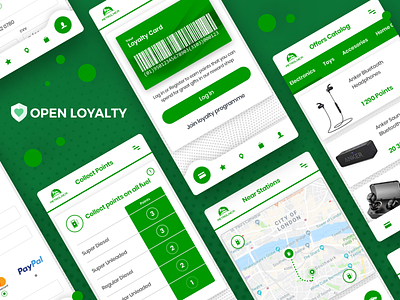 Open Loyalty Petrol Station App app branding design divante ecommerce loyalty loyalty program open loyalty pwa ui ux
