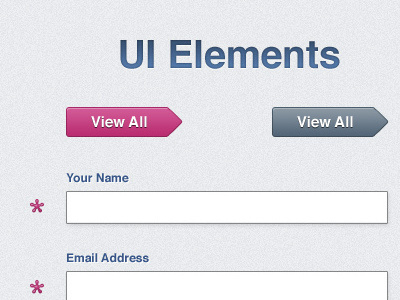UI Elements buttons elements fields form fresh graphite layout pink ui