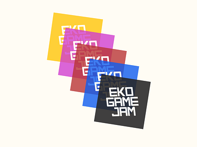 Eko Game Jam - Logo branding design design gamejam illustration logo logodesign typography