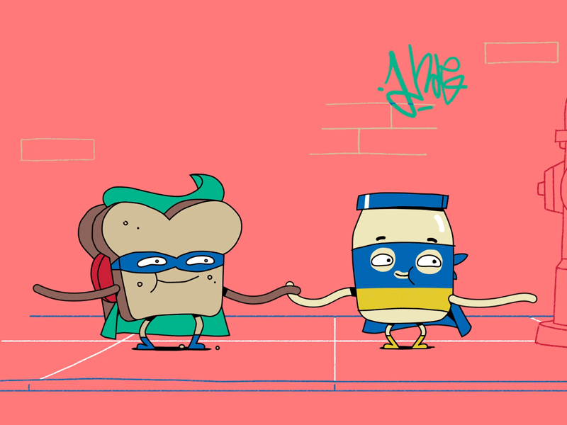 CHERRISK - sandwich & mayo animation character characterdesign illustration motiondesign