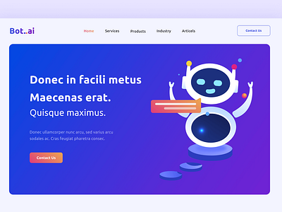 Bot Landing Page