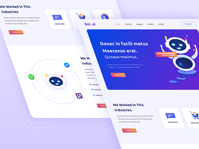 Chatbot landing page