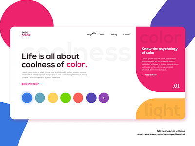 Color UI branding color color palette contrast creative home design logo out of the box typography ui ux web