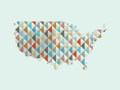 America america colors grid simple triangles