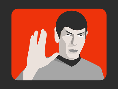 Live long and prosper illustration movie spock star television trek tv