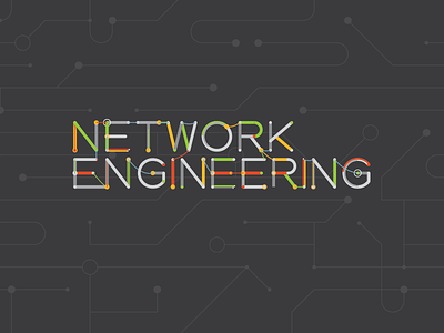 Network Engineering - Reversed cables computer engineering logo network vector