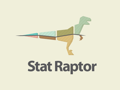 StatRaptor Logo Sketch v4b app chart design graph logo web