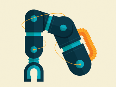 Robotic Arm (WIP) 2d illustration robot robotic arm