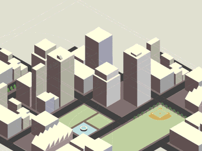 Cityscape Animation animation city cityscape illustration isometric urban