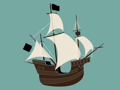 Pirate Ship (WIP) illustration pirate ship
