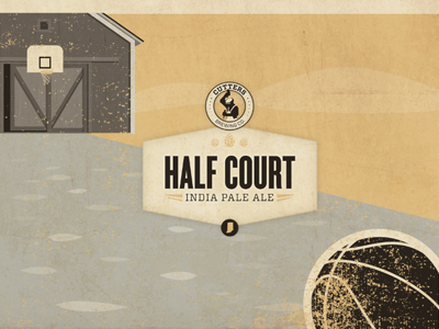 Cutters Brewing Co. Half Court 6-pack carrier