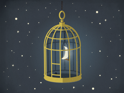 Songbyte 01—Part II bytes cage illustration moon song