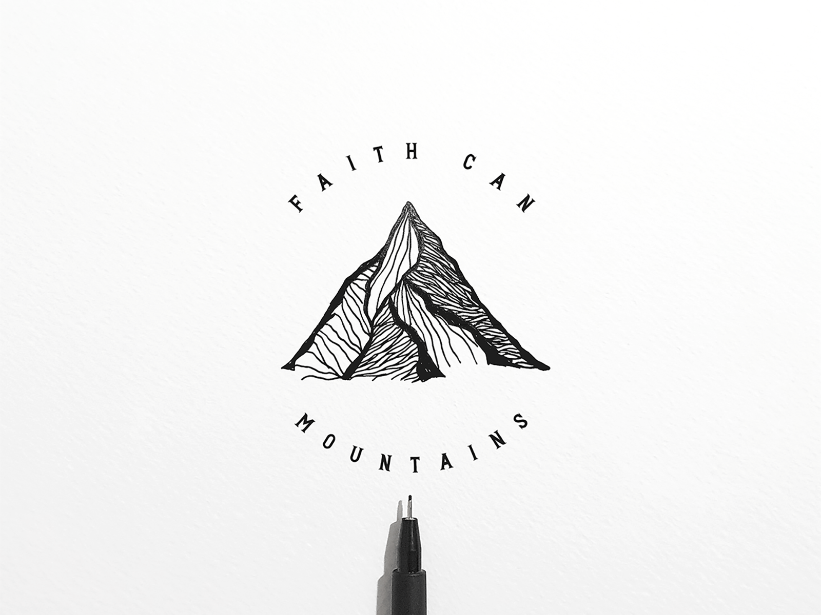 Faith Can Move Mountains 30daysofbiblelettering animation lettering bible bible lettering bible verse design hand lettering illustration lettering lettering composition typography