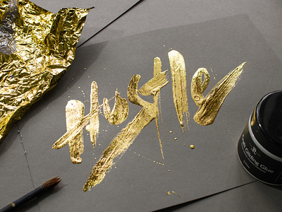 Hustle (Gold Lettering)