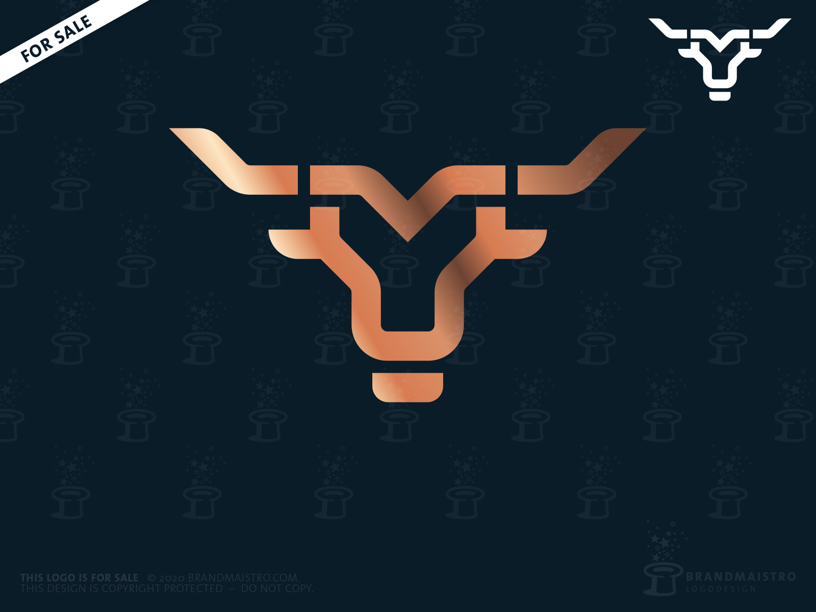 Strong Tech Bull Logo (logo sold to client) by Brandmaistro on