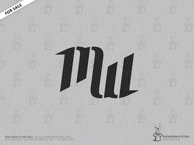 Ambigram Letter M W Monogram (Logo for sale)