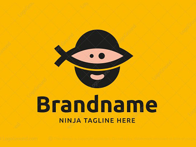 Ninja with Fish Mask Logo