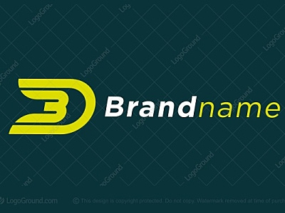 Monogram Letters BD / DB / 3D (for sale) animation design letter letters logo logo for sale technology three dimensional typography virtualreality
