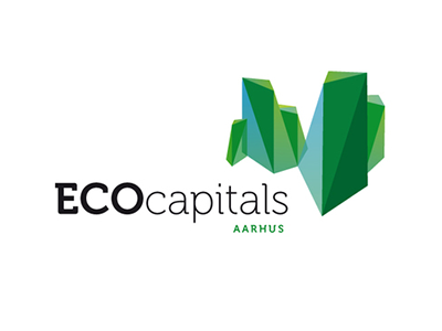 Eco Capitals Logo identity illustrator logo typography