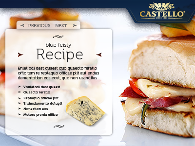 Cheese campaign site presentation cheese design detail digital food logo