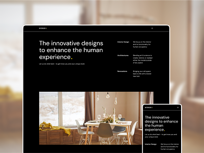 Interior-X website concept design creativetribe design interface khoianh ui uidesign