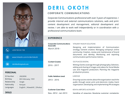 Deril Okoth CV