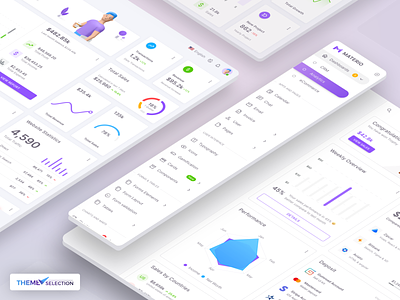 Materio Dashboard Builder & UI Kit by ThemeSelection on Dribbble