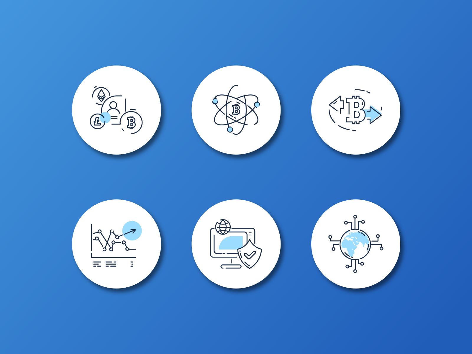 Crypto Icons by Vera Weightless on Dribbble