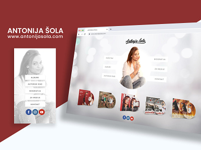 Antonija Sola Website design