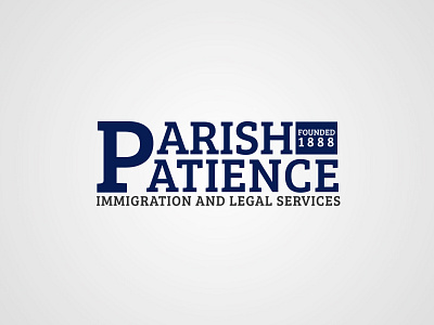 Parish Patience Logo Design design logo parish patience
