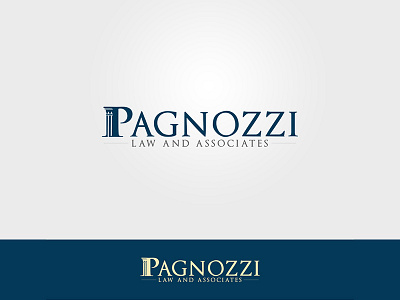 Pagnozzi Law Logo Design design law logo pagnozzi