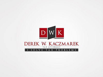 DWK Tax Attorney Logo Design attorney design dwk logo tax