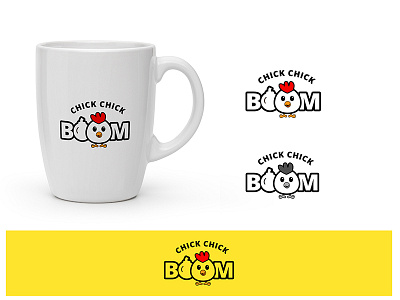 Chick Chick Boom amazing bomb boom branding chick chicken design logo restaurant
